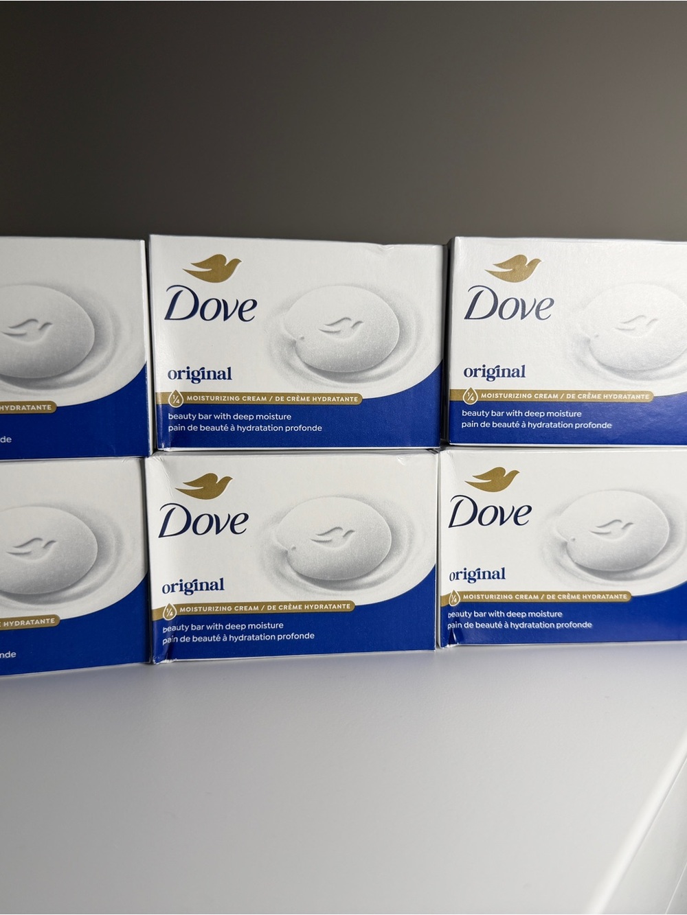 Dove Original Beauty Bar 6 Bars 3.75 oz Each NEW